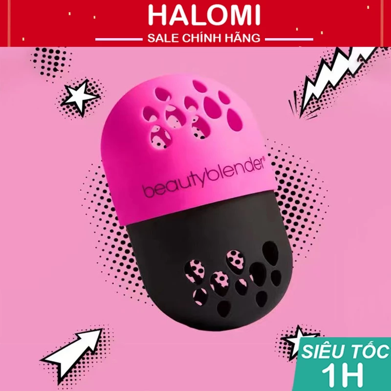 Hộp đựng mút tán nền Tranci Beauty Blender Protective Case bằng cao su dẻo chống vỡ size TO