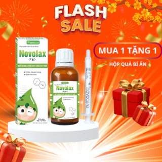 Bổ sung chất xơ Novocare - Novolax Drops chất xơ hòa tan giảm táo bón