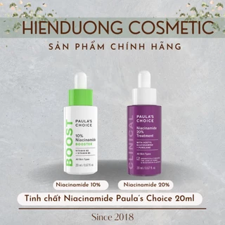 Serum Niacinamide 20%/10% Paula's Choice Clinical 20ml | Serum Nia 20%/10% cải thiện da xỉn màu, thu nhỏ lỗ chân lông