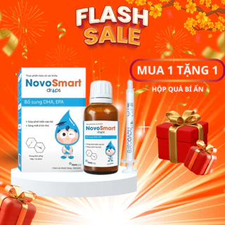 DHA cho bé Novocare - NovoSmart DHA nhỏ giọt, không tanh, giúp bé phát triển trí não toàn diện