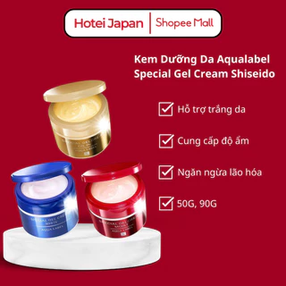 Kem dưỡng da 5 trong 1 Shiseido Aqualabel Special Gel Cream Nhật Bản 3 màu Vàng - Đỏ - Xanh,Loại 50g và 90g