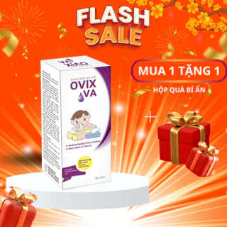 Xịt mũi Ovix 20ml chứa Ectoin, Nano Ag+ hỗ trợ giảm viêm mũi, làm sạch chất nhầy