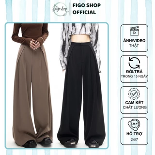 Quần ống rộng ulzzang ly lệch cạp cao tôn dáng - Figoshop.vn - Quanongrong382_P13K12