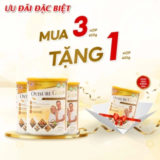 Mua 3 TẶNG 1 Hộp 650G Cùng Loại, Ovisure Gold 650G - Cải Thiện Xương Khớp, Ngăn Ngừa Thoái Hóa, Phòng Chống Loãng Xương