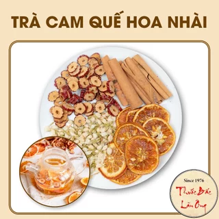 5- 10 Set trà cam quế hoa nhài táo đỏ giảm đau họng, detox, thư giãn giảm stress - Lãn Ông