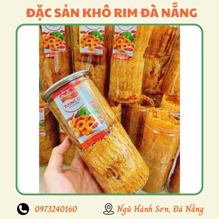 Mực cán tẩm vị hũ 200 gram, đồ ăn vặt cay đặc sản Đà Nẵng thơm ngon cay đậm vị siêu cuốn