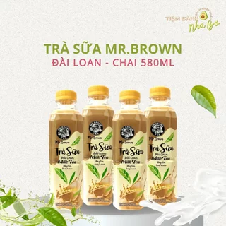 [1 lốc 4 chai] Trà sữa Đài loan Mr.Brown chai 580ML