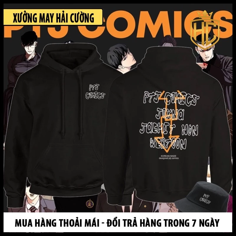 Áo Hoodie PTJ COMICS Park Hyung Seok Webtoon