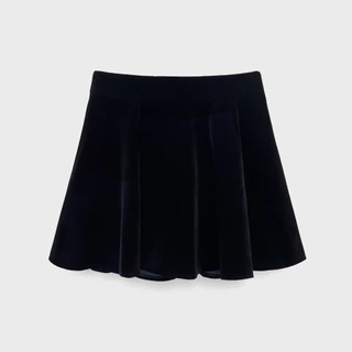 Chân váy nhung ngắn dáng xòe NAKED by V -  Suzy Velvet Skirt