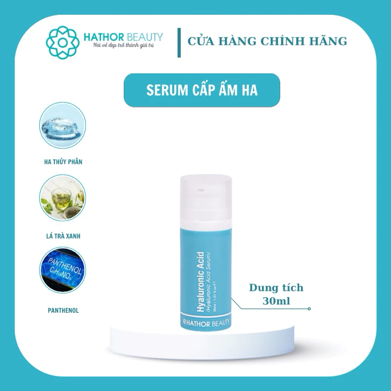 [HÀNG CHÍNH HÃNG] Serum HA cấp ẩm - Hathor Beauty - Dung tích 30ml