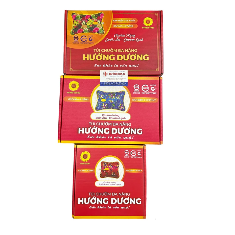 Túi Chườm Cỡ Trung Nóng Lạnh Đa Năng Hướng Dương 32x25 BẢO HÀNH 6 THÁNG CHÍNH HÃNG