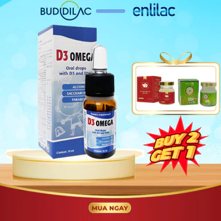 Siro D3 Omega - Hỗ trợ phát triển trí tuệ, chiều cao cho trẻ chính hãng Italy chai 10ml