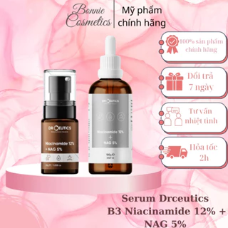 Serum B3 DrCeutics Niacinamide 12% + NAG 5% Giảm Thâm Sáng Da