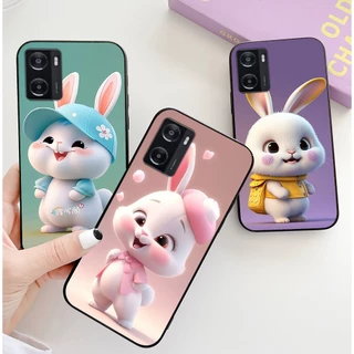 ốp lưng oppo a57 2022 / a77s in hình thỏ dễ thương cute