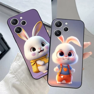 ốp lưng xiaomi redmi 12 / redmi note 13 in hình thỏ dễ thương cute