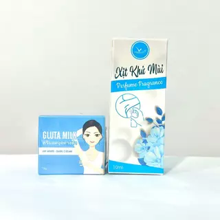 Kem giảm thâm nách hôi nách Gluta Milk Tặng xịt khử mùi