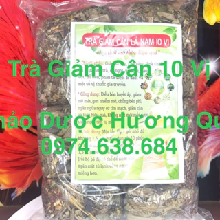 Set 10 Gói Trà Lá Nam Giảm Cân 10 Vị An Toàn, Hiệu Quả - 1 Kg (Thảo Dược Hương Quý)