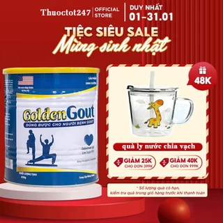 [CAM KẾT 100% CHÍNH HÃNG] Sữa non Golden Gout lon 650g (dành cho người bệnh gout) date 2026
