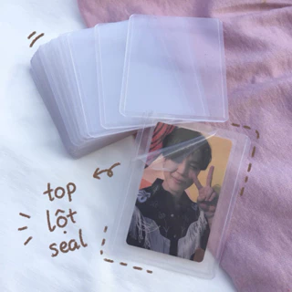 Toploader Khay Đựng Hình Card Kpop Idol Card Ảnh Thần Tượng Có Seal