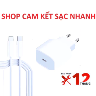 Bộ sạc nhanh PD 20W cam kết sạc nhanh và bảo hành 12 tháng lỗi 1 đổi 1