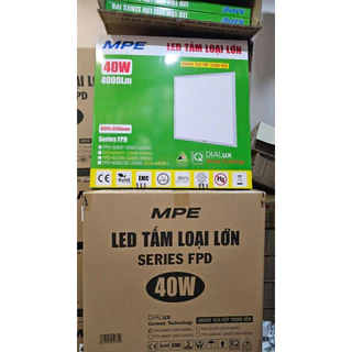 Đèn Led Panel 60x60 40w(FPD-6060T), Chính Hãng MPE Bảo Hành 2 Năm(1 Đổi 1)