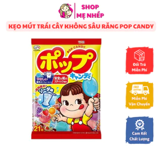 Kẹo Mút Trái Cây Không Sâu Răng Pop Candy Bịch 20 Cái | Kẹo Mút Nhật Bản Cho Bé