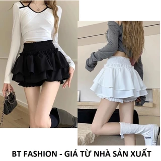 Quần Váy 2 Tầng Nhúng Lưng, Phối Quần Trong - BT Fashion (01)