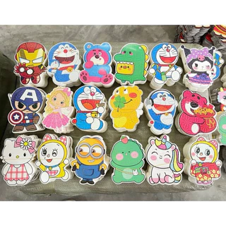 Combo 10 bao lì xì chibi hoạt hình trộn mẫu khác nhau đáng yêu