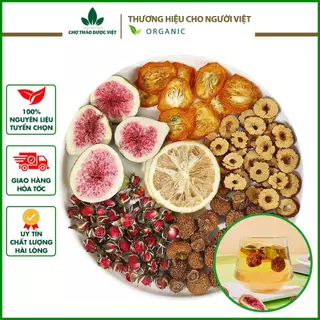 5-10 Set trà hỗ trợ dưỡng nhan detox Sáng Vitamin C sáng da, ngừa nám, Lê gai, hoa hồng, dâu tằm -Chợ Thảo Dược Việt