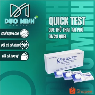 Que thử thai quickstrip phát hiện mang thai sớm (hộp/24 que)