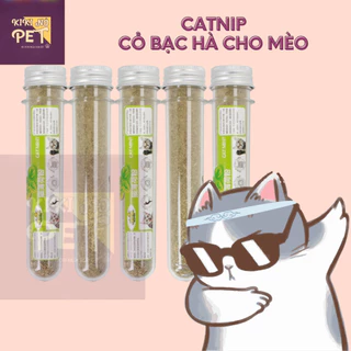 Cỏ Bạc Hà Catnip Cho Mèo Dạng Ống Giúp Tiêu Búi Lông, Giảm Căng Thẳng - KIKINO