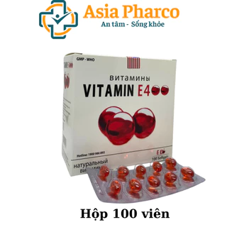 Viên uống vitamin e 400 giúp làm đẹp da ( hộp trắng đỏ)