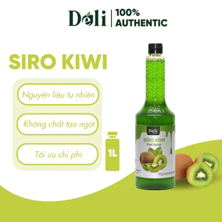 Siro kiwi Déli - 1 lít - đậm đặc, thơm ngon chuyên dùng pha chế trà trái cây, soda