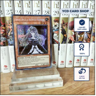 [YCD Yugioh] Thẻ bài Yugioh Chính Hãng Ghost Belle & Haunted Mansion-Prismatic Secret Rare