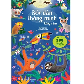 Sách Bóc Dán Thông Minh Sticker - Rừng Rậm - Cho Bé 3- 8 tuổi Đinh Tị - LinhKha