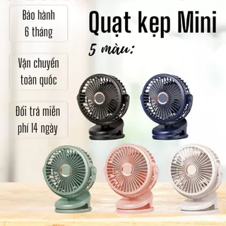 Quạt Kẹp mini GF07 dung lượng Pin 10.000mAh sử dụng liên tục 5-14 tiếng, 4 chế độ gió mạnh, mát, vô cùng tiện lợi.