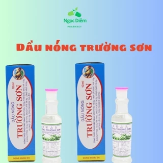 Dầu Nóng Trường Sơn  Giảm Đau Nhức Đầu, Đau Bụng, Chóng Mặt, Trúng Gió Cảm Lạnh chai 10ml