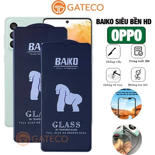 Cường lực Baiko Oppo Reno 7 pro 8z 8 7z 6 6z 5 4 3 2f A38 A18 A78  A17 A17K A16 A16K A15 A15s A54 A55 A57 A77s [BK] -