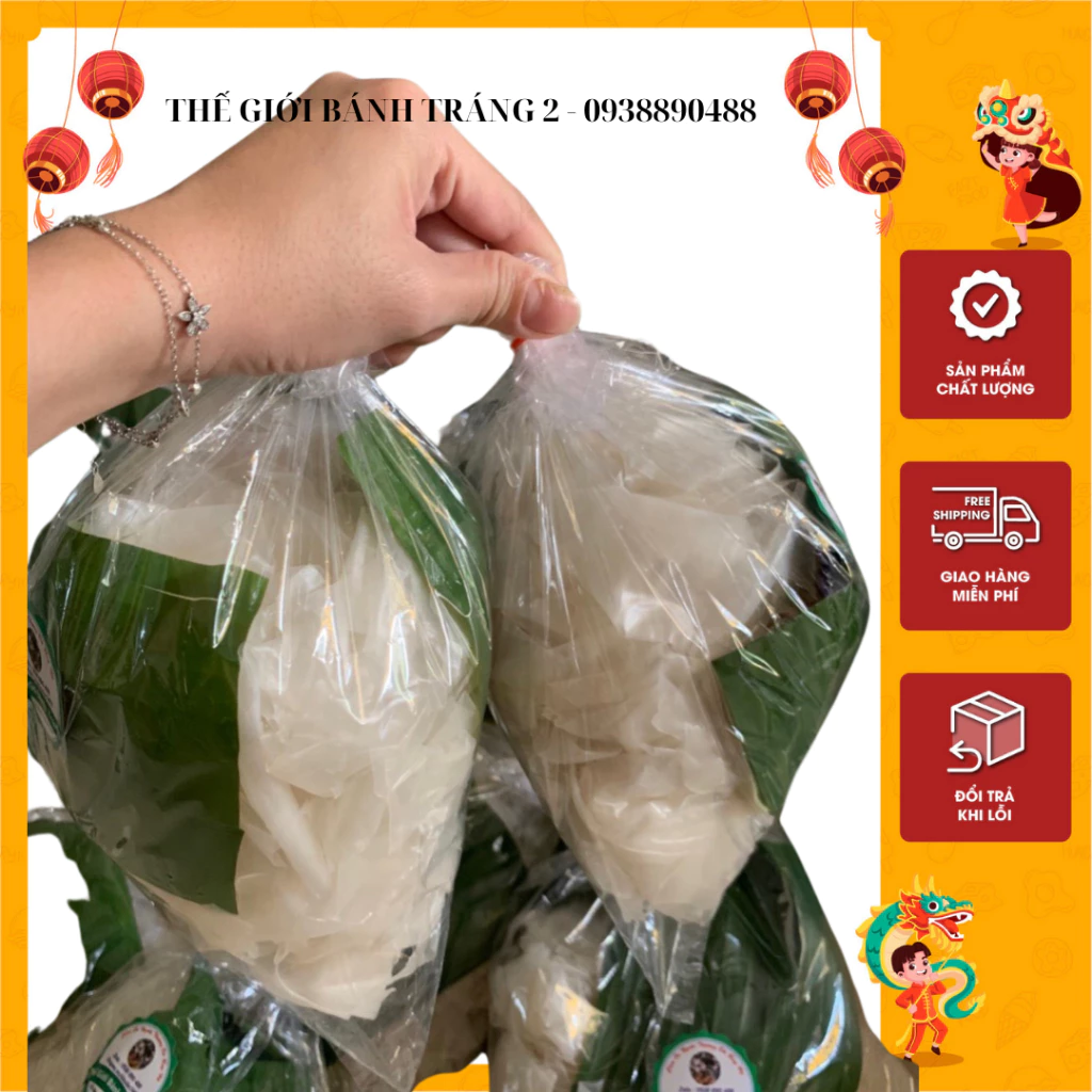 1KG bánh tráng rìa phơi sương dẻo mềm loại ngon Tây Ninh SHIP HỎA TỐC đồ ăn vặt KO KÈM MUỐI