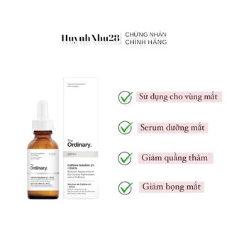 Serum giảm thâm mắt The Ordinary Caffeine Solution 5% + EGCG