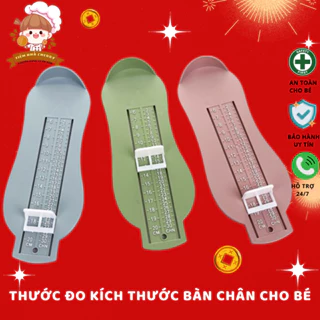 THƯỚC ĐO KÍCH THƯỚC BÀN CHÂN CHO BÉ