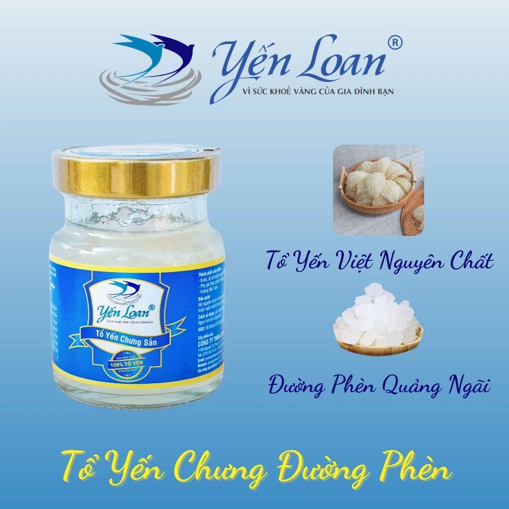 Yến Sào Chưng Sẵn Yến Loan Hũ 3g, 5g, 7g Yến Nhiều Vị Hũ 70ml Không Chất Bảo Quản