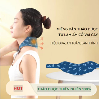 ĐỆM CỔ VAI GÁY THẢO DƯỢC TỰ LÀM NÓNG - HỘP 3 MIẾNG