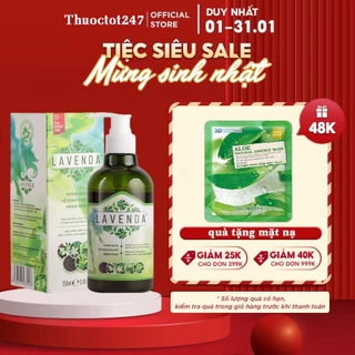 ✅ Dung dịch vệ sinh phụ nữ Lavenda 👍[Freeship] ❤️- Hỗ trợ khử mùi hôi, duy trì độ ẩm và làm dịu mát vùng kín (chai 250