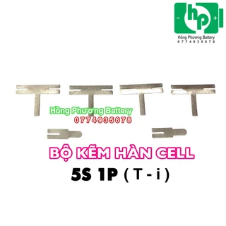 Bộ 6 miếng kẽm hàn cell 5S 1P độ dày 0.18mm, chọn phân loại (HongPhuong)