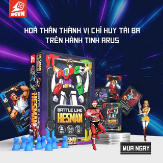 Board Game BATTLE LINE - HESMAN - Bộ Trò Chơi Thẻ Bài Dũng sĩ Hesman