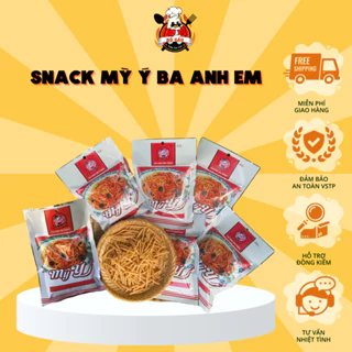 Snack mỳ ý Ba Anh Em Food gói 26g, Snack thơm ngon giòn bổ thơm ngon, đồ ăn vặt cổng trường hot nhất