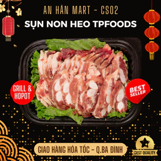 Sụn non heo, sườn sụn heo ăn lẩu nướng khay 500g