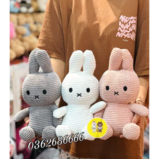 Gấu Bông Thỏ Miffy Chất Nhung Mịn Cao Cấp Cho Bé