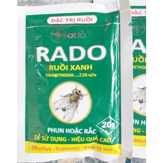 (Chính hãng khuyến mãi) Thuốc diệt ruồi RADO Ruồi Xanh 20G - an toàn hiệu quả